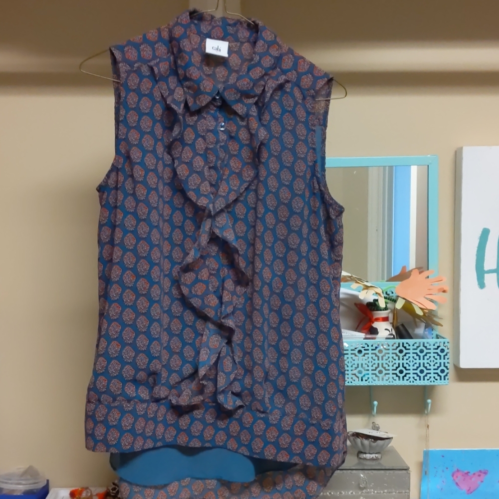 Cabi Ruffle Blouse - Picture 2 of 2